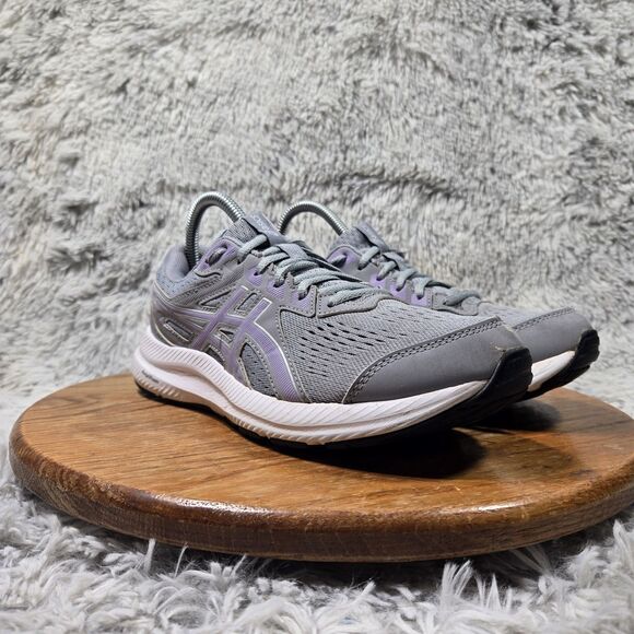 Asics Gel Contend 8 Womens Size 8 Sheetrock Digital Violet Retro Running Shoe - Picture 1 of 12